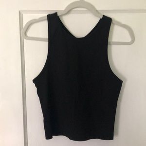 Athleta Cropped Ribbed Tank